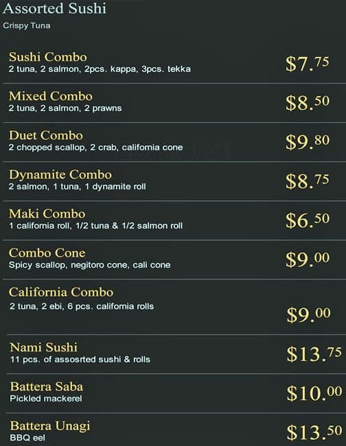 Menu of Isami Sushi photo4