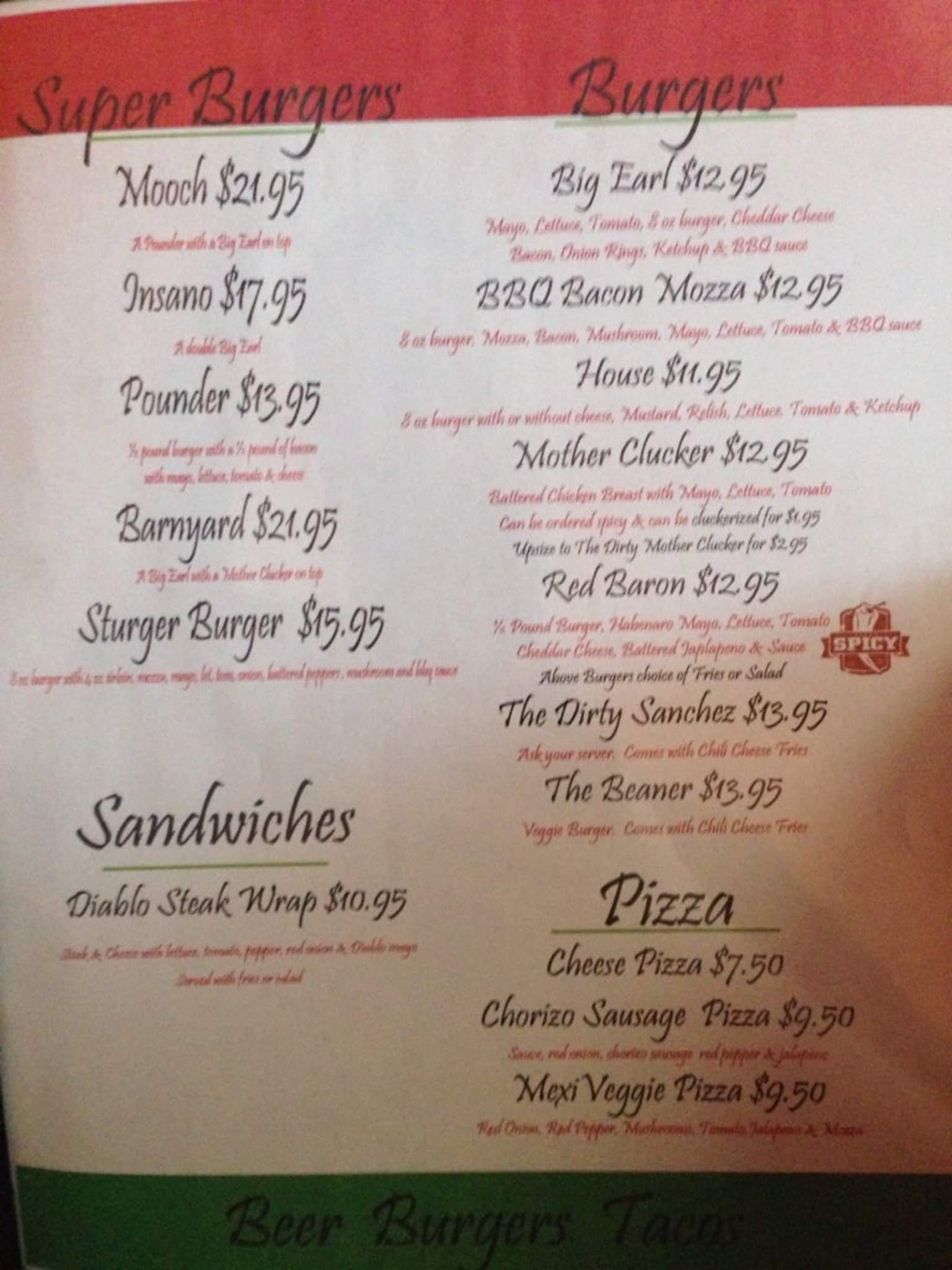 Menu of Cheachie’s Mexican Grill & Tequila Bar photo8
