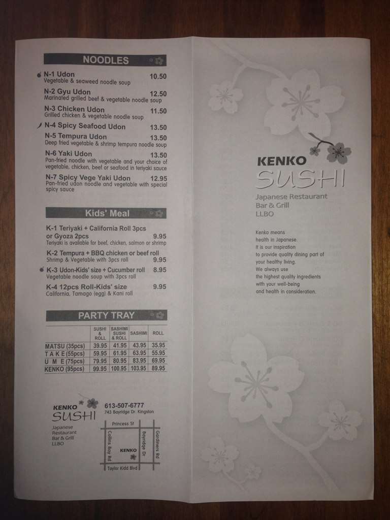 Menu of Kenko Sushi photo5