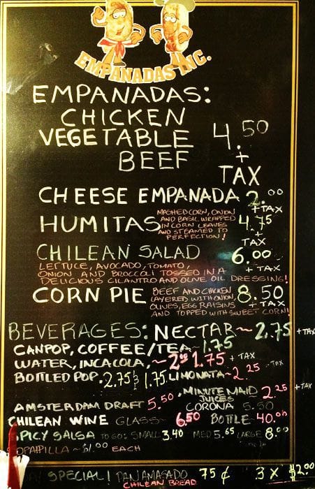 Menu of Jumbo Empanadas photo2