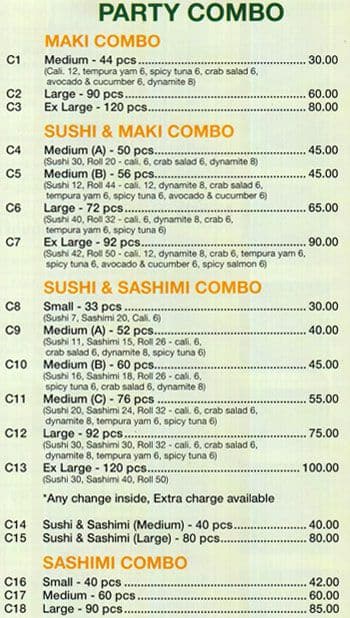 Menu of Nara Sushi photo7
