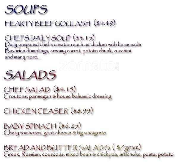 Menu of Bread & Butter photo2