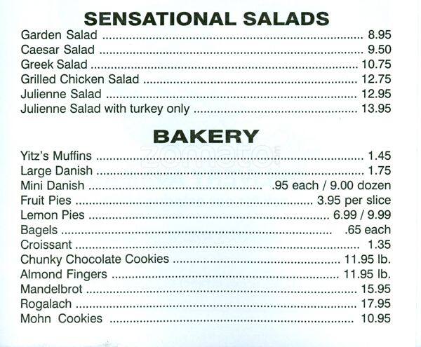 Menu of Yitz’s photo5