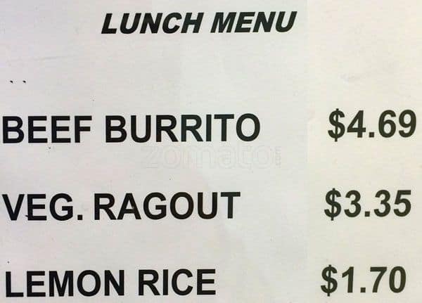 Menu of Café Reznikoff photo4