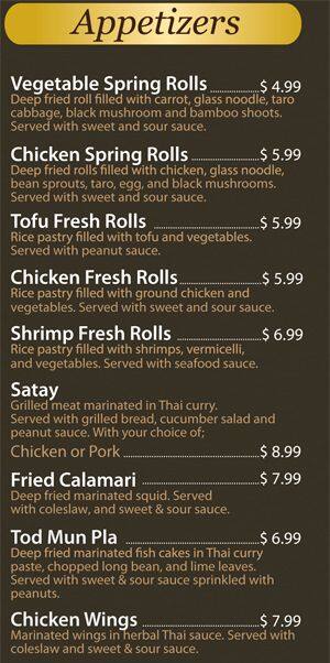 Menu of Thai Noodle photo4