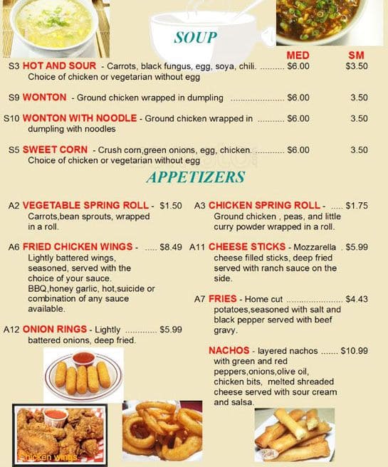 Menu of Shangri-La Bar & Grill photo4