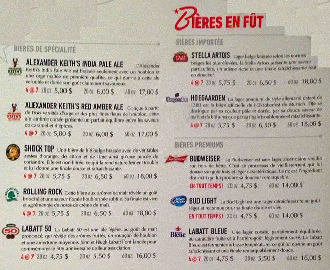 Menu of La Drave photo8