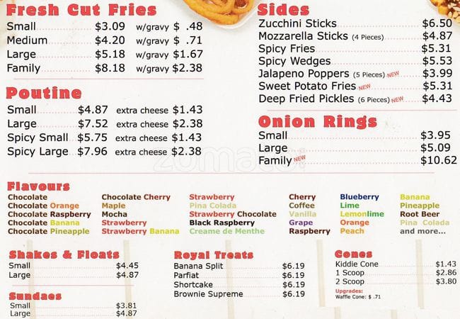 Menu of Burgers & Shakes photo3