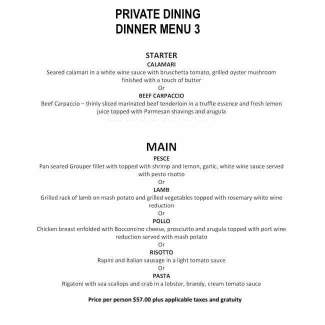 Menu of La Vecchia photo12