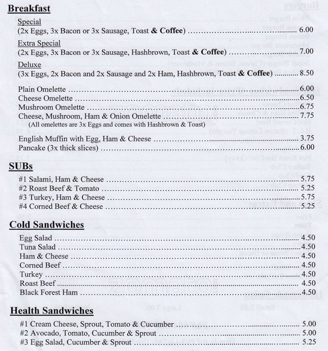 Menu of Port Kell’s Cafe photo2