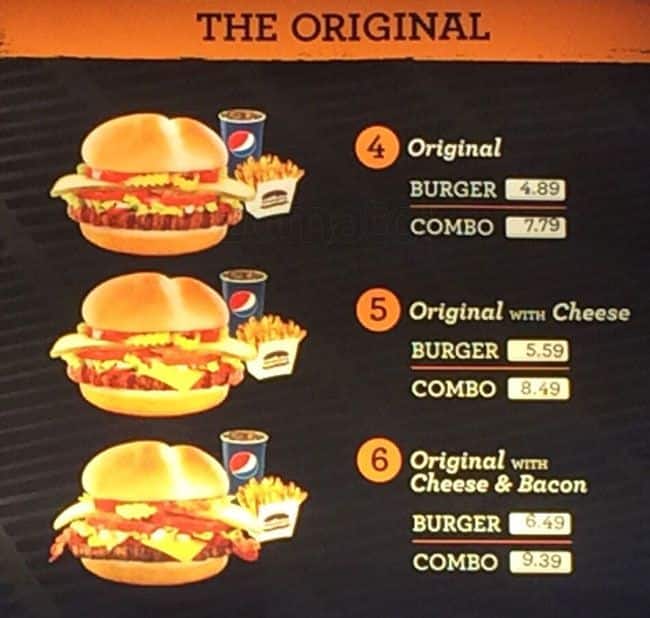 Menu of Harvey’s photo3