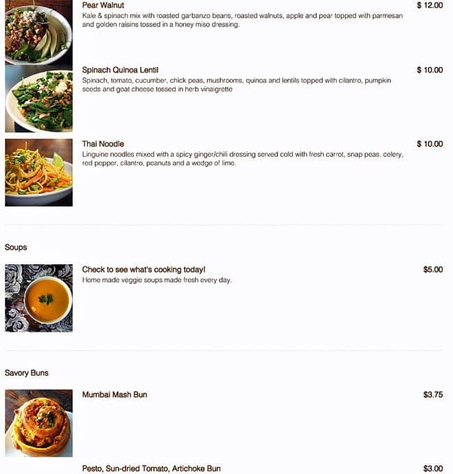 Menu of Lost + Found Cafe photo5