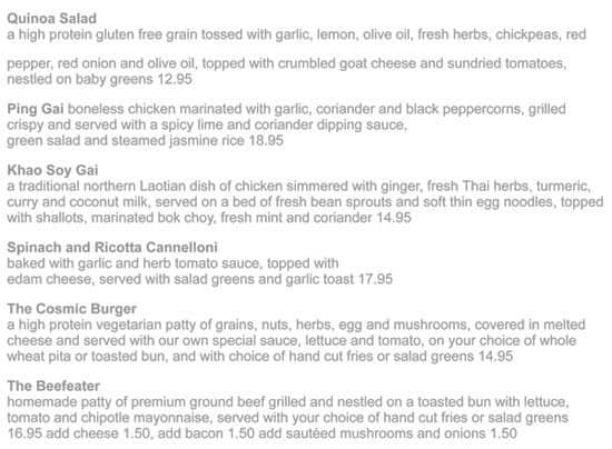 Menu of Queen Mother Cafe photo8