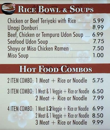 Menu of Bento Sushi photo3