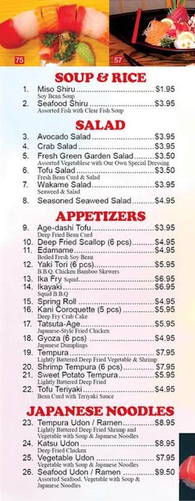 Menu of Aji Sai photo12