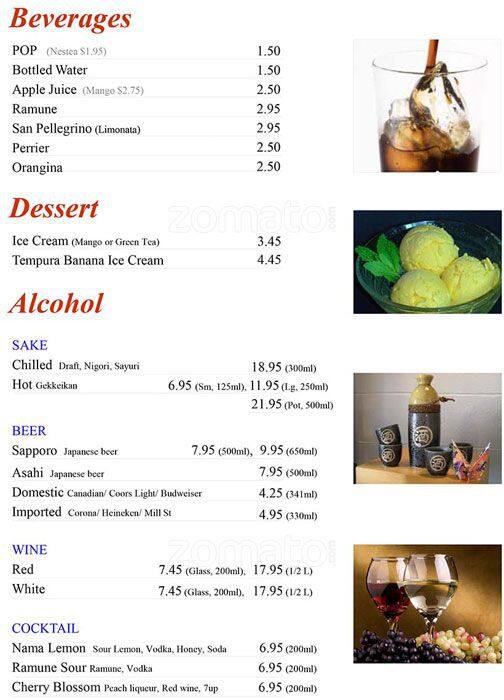 Menu of Sushi On Roncy photo10