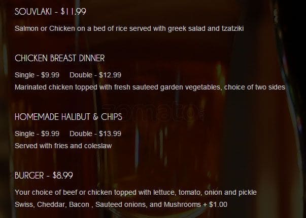 Menu of The Korner Pub photo7