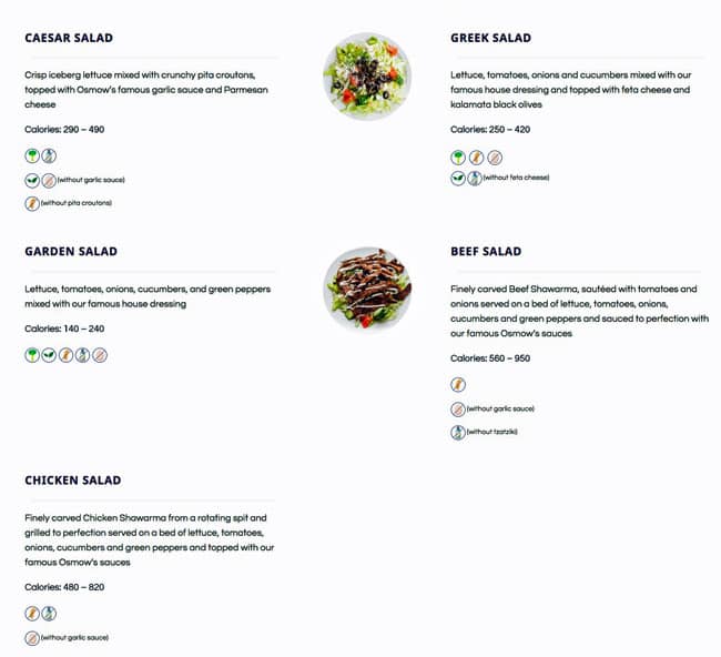 Menu of Osmow’s photo3