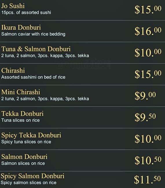 Menu of Isami Sushi photo5