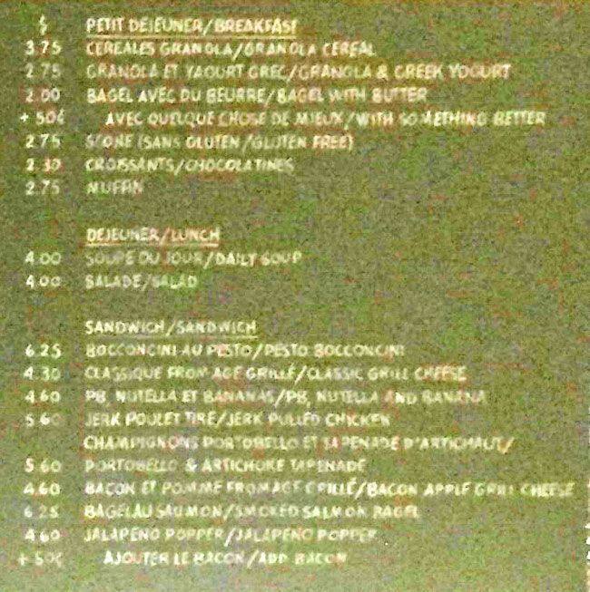 Menu of Café Alt photo2