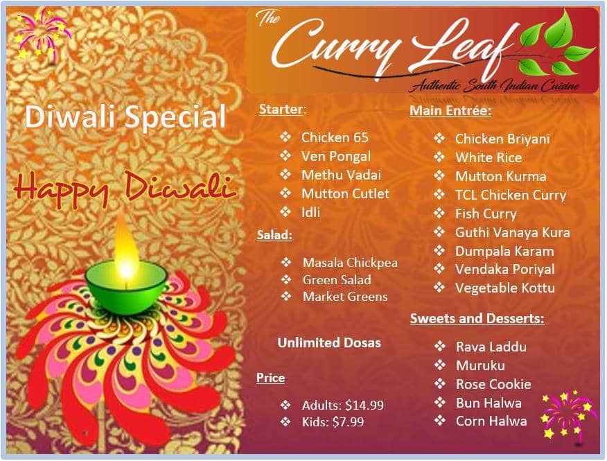 Menu of The Curry Leaf photo2