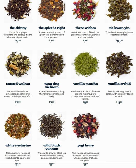 Menu of David’s Tea photo21