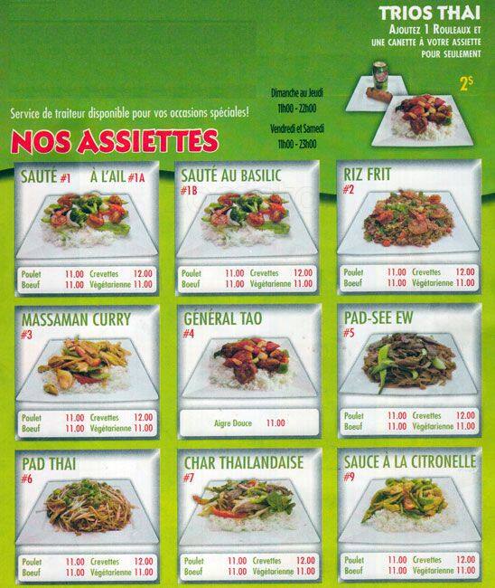 Menu of Basha Thai photo4