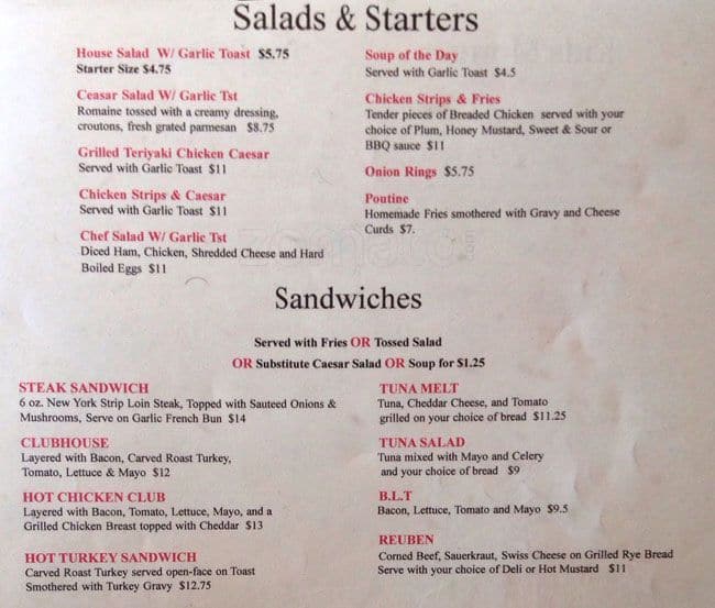 Menu of Coast & Country Diner photo5