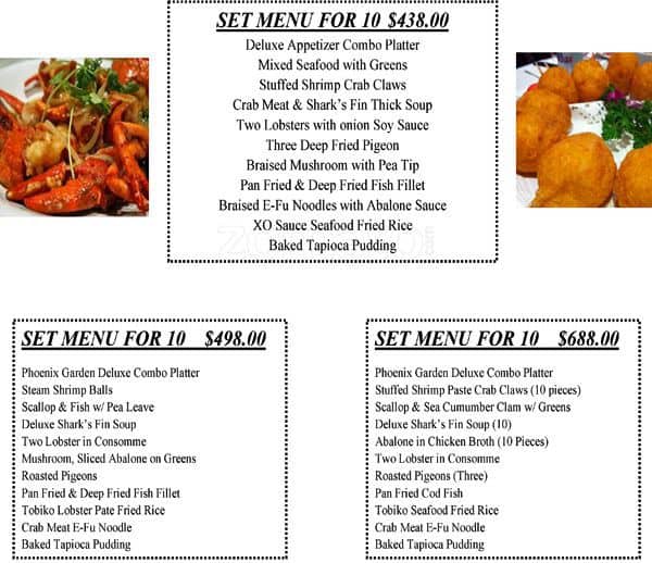 Menu of Phoenix Garden photo9