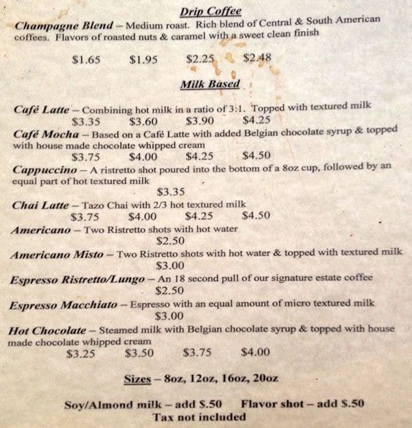 Menu of Continental Coffee photo3