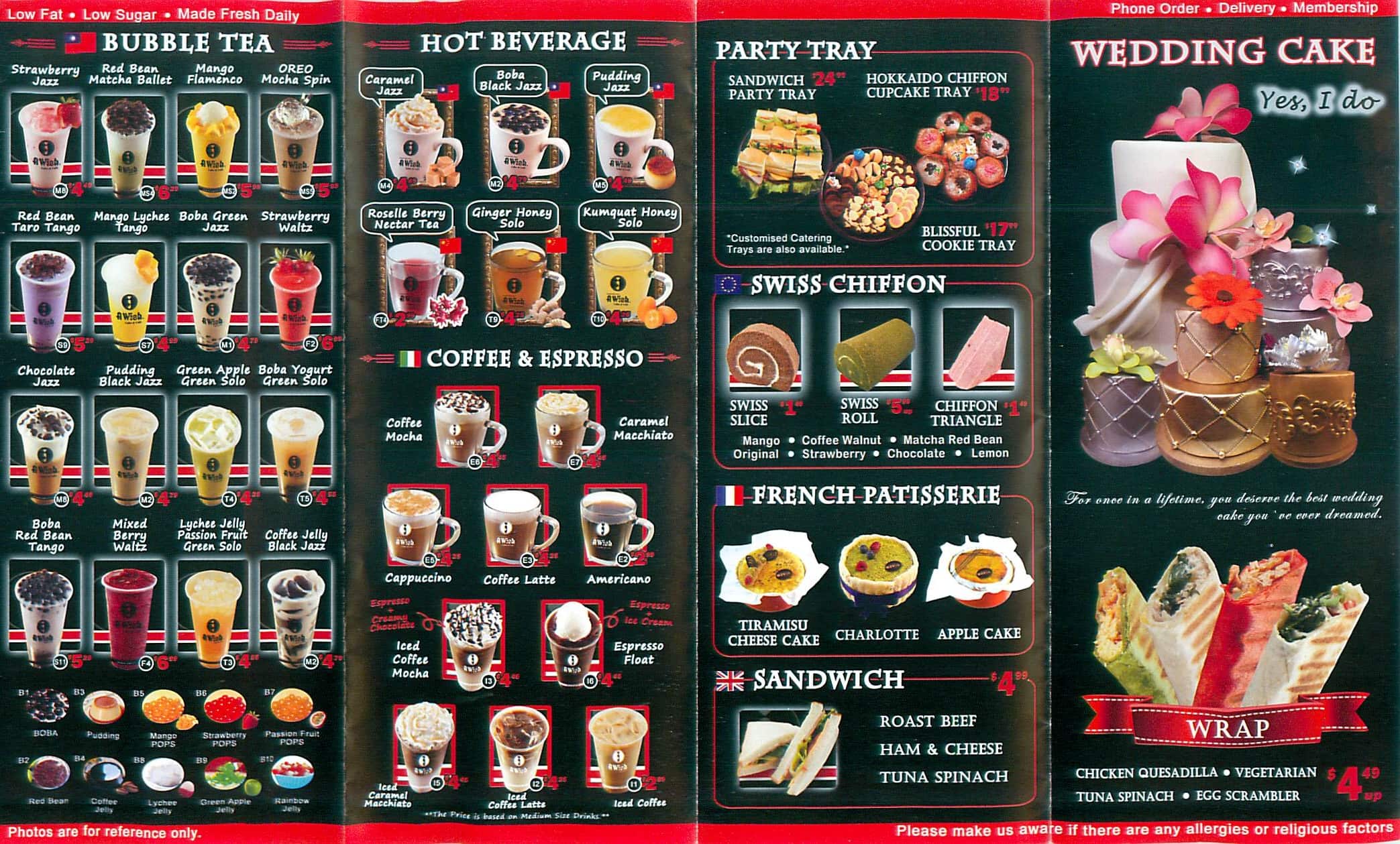 Menu of A Wish Cake & Cafe photo3