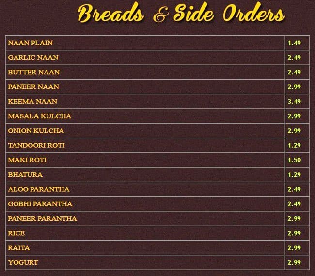 Menu of Dhaba Express photo4