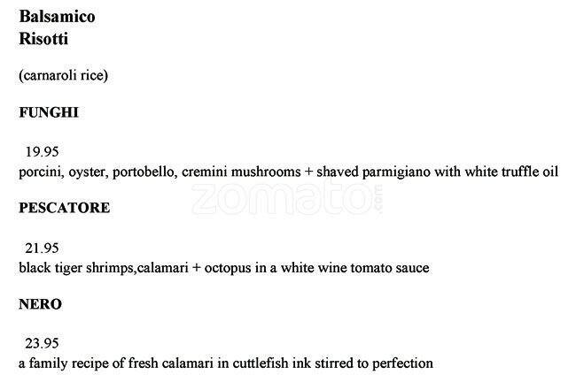 Menu of Balsamico photo8