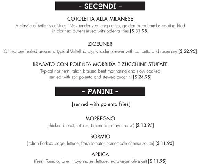 Menu of Stelvio photo5