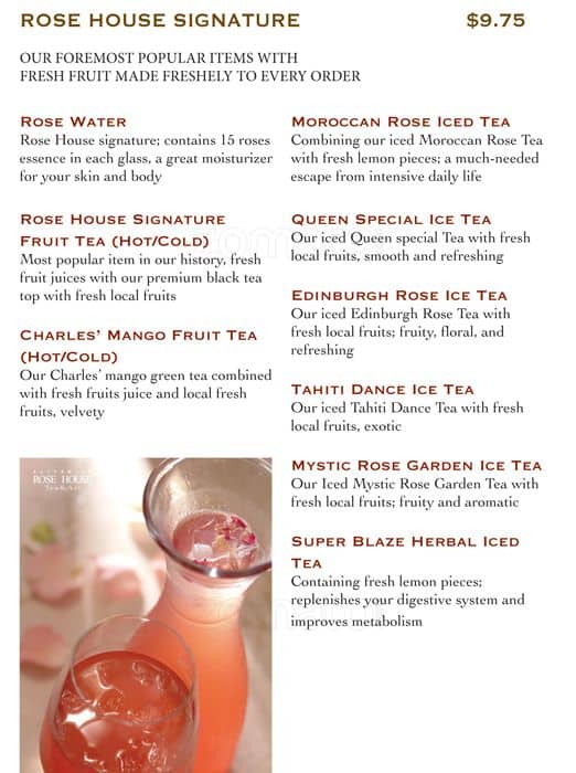 Menu of Rose House photo17