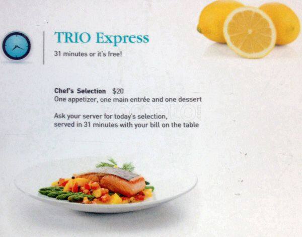 Menu of Cafe Nicole – Novotel Toronto Centre photo3