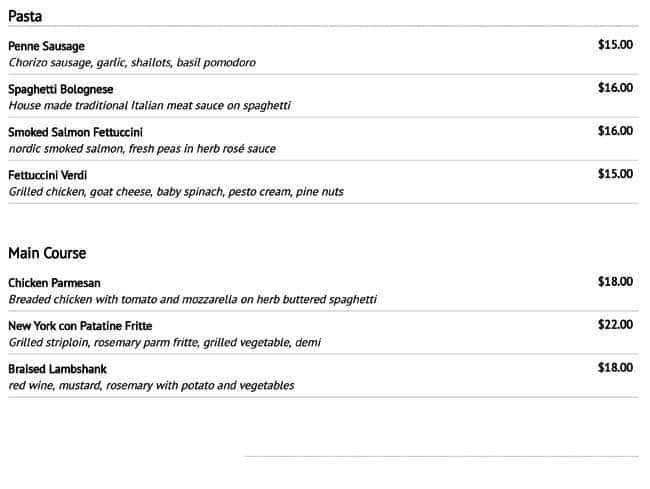 Menu of Verdi photo3