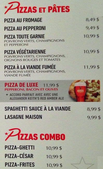 Menu of La Drave photo4