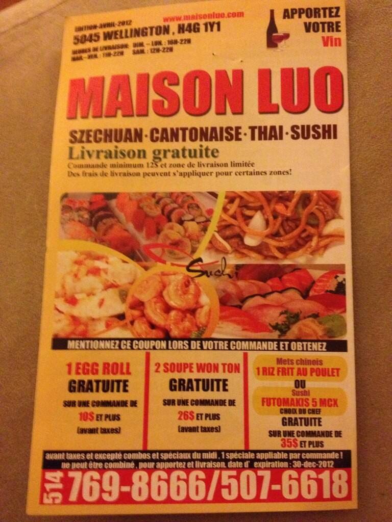 Menu of Maison Luo photo2