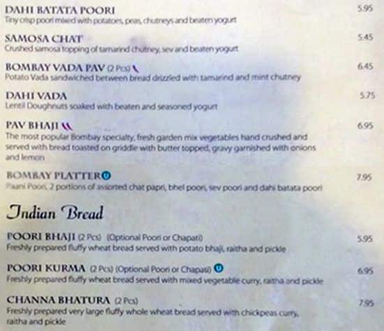 Menu of Udupi Madras Cafe photo2