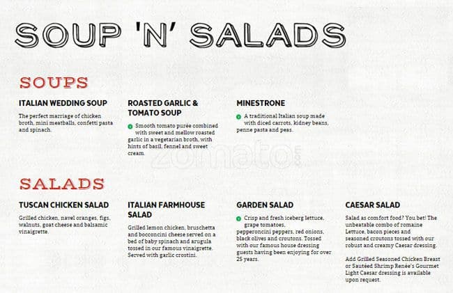 Menu of East Side Mario’s photo6