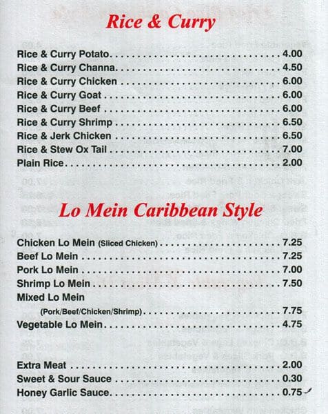 Menu of Joe & Lin Restaurant photo4