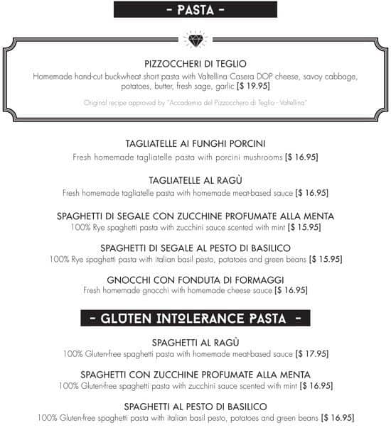 Menu of Stelvio photo3