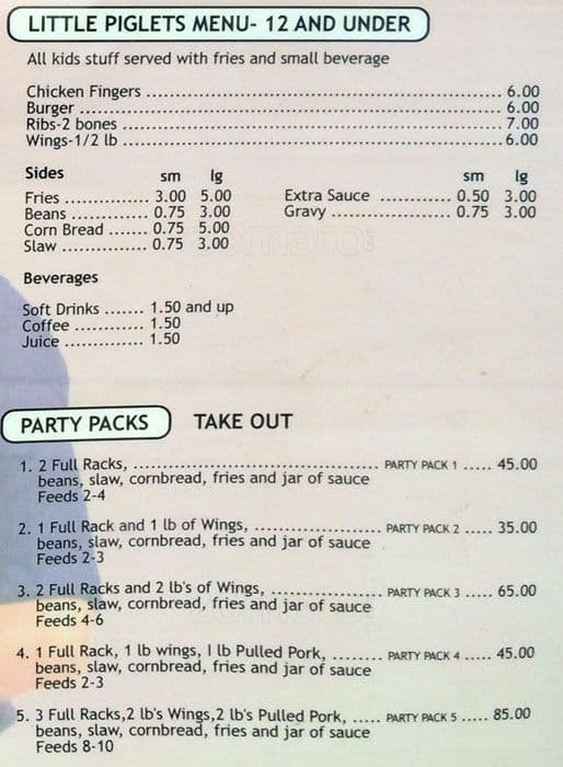 Menu of Memphis BBQ & Wicked Wings photo3