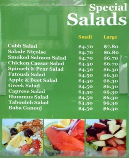 Menu of Salad Days photo4