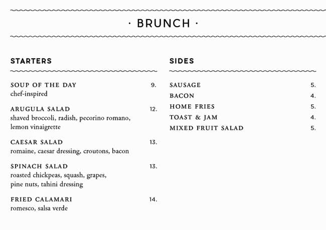 Menu of Beaumont Kitchen photo3