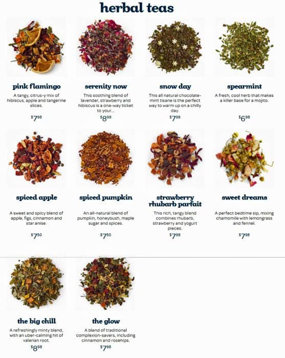 Menu of David’s Tea photo40