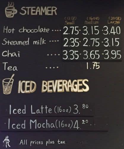 Menu of Urban Rush Espresso photo3