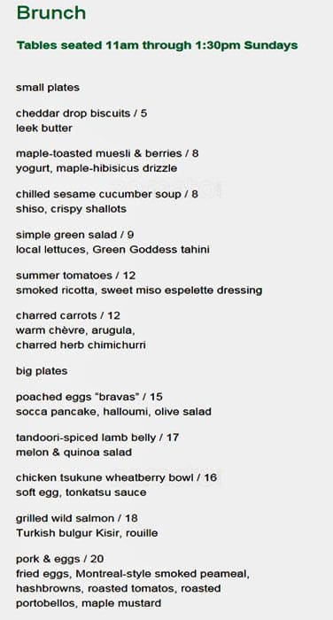 Menu of Gallery Grill photo3