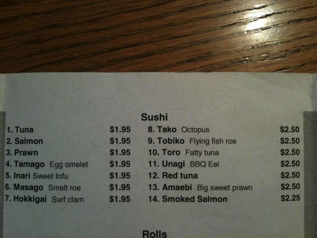 Menu of Sushi & Co. photo5